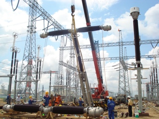 Đường dây 500kV Nhà Bè- Ô Môn Kết nối lưới điện Quốc gia với miền Tây Nam Bộ